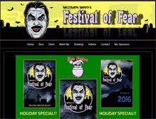 Tablet Screenshot of halloweenharvey.com